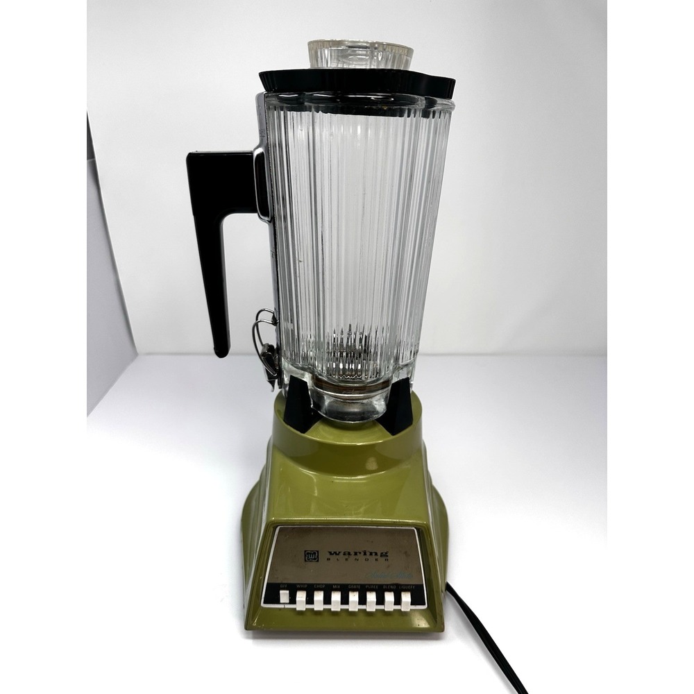 VTG 70s Waring Blender BC-8A 1175 Century Series Avocado Green Tested Working